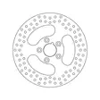 Brembo Serie Oro bromsskiva - Bromsskivor - D6295 - 1