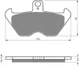 GOLDFREN Bromsbelägg 117 Ceramic Carbon - Bromsbelägg - D26505 - 1