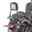 Givi Ryggstöd Polyurethane svart Vulcan - Monteringsatser & Pakethållare - D120965 - 1