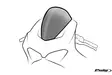 Puig Standard Screen Honda Vtr1000F 97'- - Vindskydd - D374055 - 1
