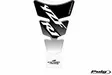 Puig Tank Pad Spirit Africa Twin C/Black - Tankskydd - D374155 - 1
