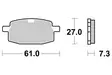 Sbs Bromsklossats Carbon Tech - Bromsbelägg - D113485 - 1