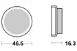 Sbs Bromsklossats Ceramic - Bromsbelägg - D106815 - 1
