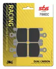 Sbs Bromsklossats Dual Carbon - Bromsbelägg - D107045 - 0
