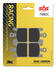 Sbs Bromsklossats Dual Carbon - Bromsbelägg - D107045 - 2