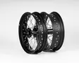 TMV KTM/HVA/GasGas Supermoto Svart/Svart - Kompletta Hjul - D431135 - 2