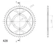 Supersprox Bakdrev Stål 1204.46 - Bakdrev - D111165 - 1