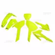 UFO Plastkit 5-delar Flou Gul DFLU HVA T - Plastkit - D113455 - 1