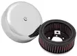 K&N H/D Keihin/S&S Carb 76 & Up: 5-1/4"D - Luftfilter - D521205 - 1