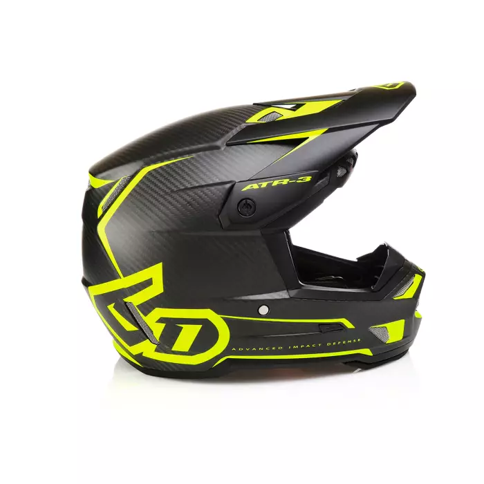 6D Helmet ATR-3 Nova Matte Yellow FIM - Crosshjälmar - D527525 - 1