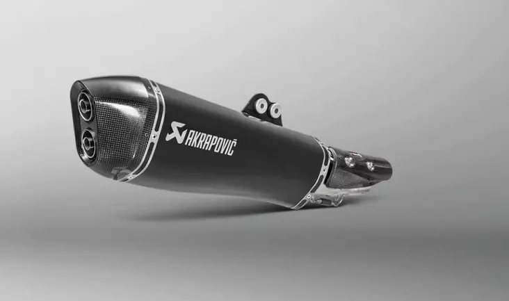 Akrapovic Slip-On Line (SS) Black AK 550 - Ljuddämpare - D160895 - 1