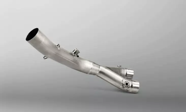Akrapovic Slip-on Track Day Link pipe/co - Ljuddämpare - D259725 - 1