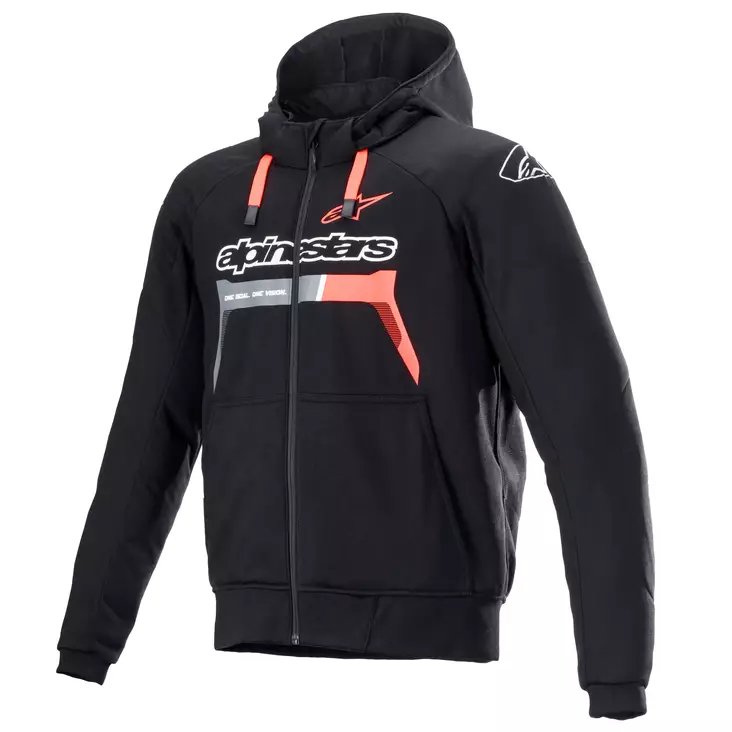 Alpinestars Hoodie Chrome Ignition Svart - Textil jackor & Kevlar Hoodies - D396955 - 1