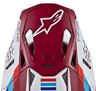 Alpinestars Skärm S-M8 - CONTACT Matt Rö - Tillbehör & Reservdelar till hjälm - D160115 - 1