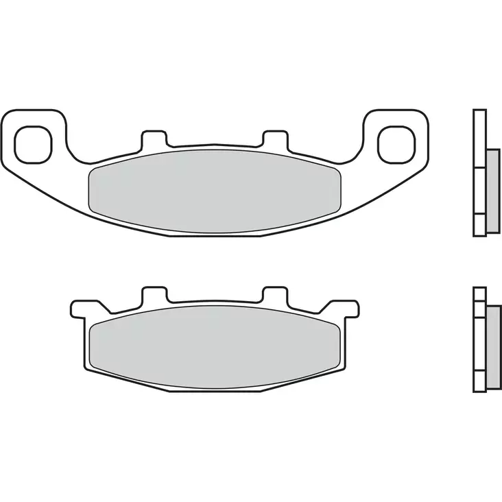 Brembo Bromsbelägg Sintered Rear Road - Bromsbelägg - D6125 - 1