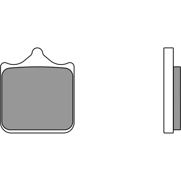 Brembo Bromsklossats Carbon-Ceramic Raci - Bromsbelägg - D199795 - 0