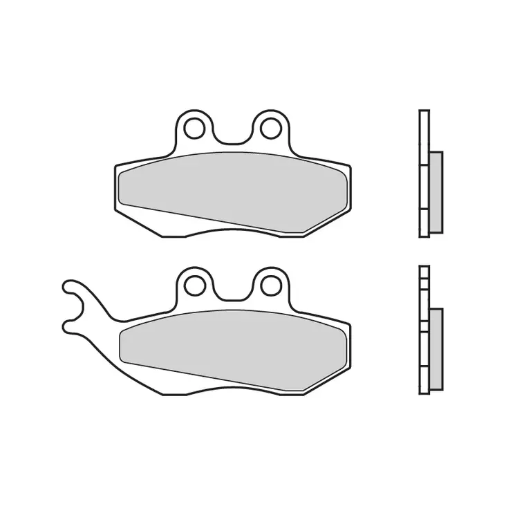 Brembo Bromsklossats Maxi-Scooter - Bromsbelägg - D114235 - 1
