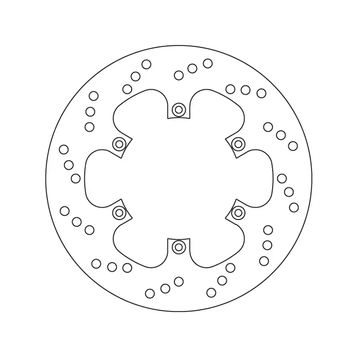 Brembo Serie Oro bromsskiva - Bromsskivor - D6265 - 1