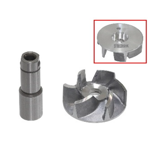 Bronco Vattenpumpsaxel med impeller - Övriga motordelar - D380345 - 1