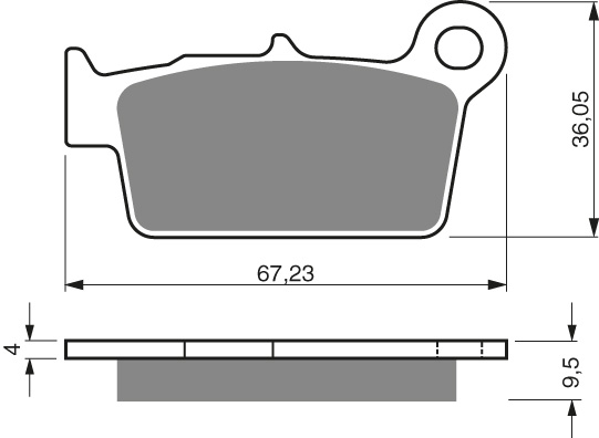 GOLDFREN Bromsbelägg 187 Ceramic Carbon - Bromsbelägg - D19305 - 1