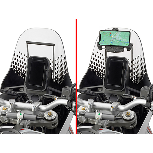 Givi FAIR. UPP.BRACK. DUCATI DESERT X 93 - Vindskydd - D459765 - 1