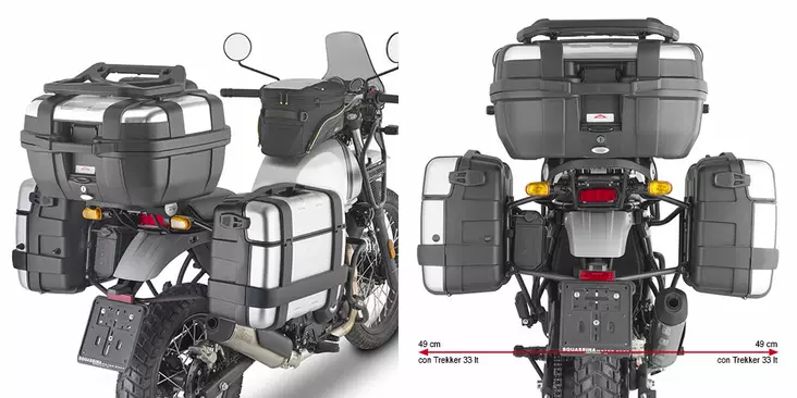 Givi TUB.PAN.HOLD.RO. ENF. HIMALAYAN '21 - Monteringsatser & Pakethållare - D422785 - 1