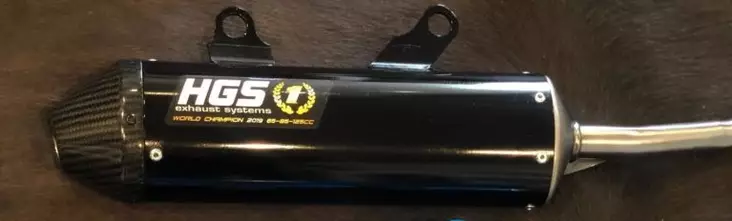 HGS Ljuddämpare Svart med kolfiberända 2 - Ljuddämpare - D444955 - 1