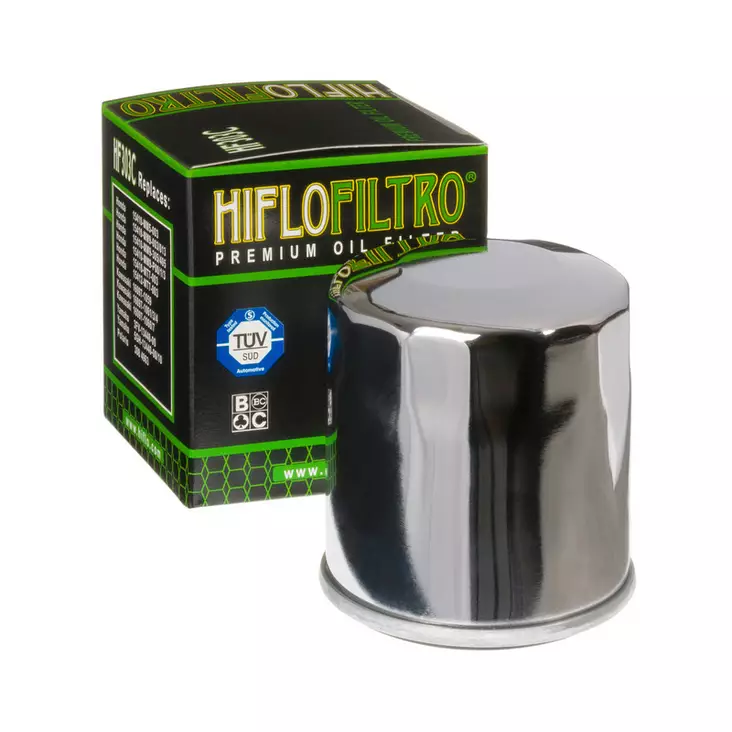 HiFlo oljefilter HF303C krom - Oljefilter - D4395 - 0