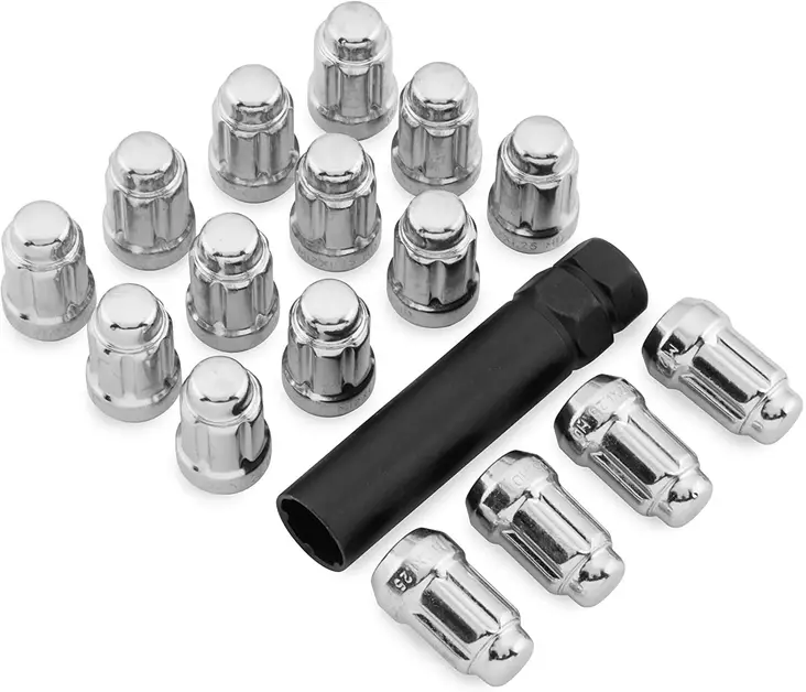 ITP Hjulmuttersats 12 x 1.25mm 60° konis - Muttrar & navkapslar - D139125 - 1