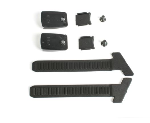 Kit ext. Toothed band BLACK + button +sc - Reservdelar för MC Skor & Stövlar - D369455 - 1