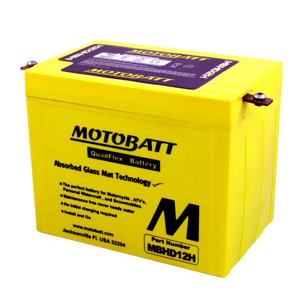 Motobatt MBHD12H batteri - Batterier - D2785 - 1