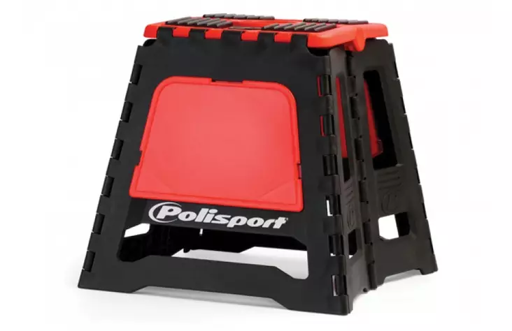 Polisport depåbock/mekpall Svart/röd (5) - Depåställ - D126405 - 1