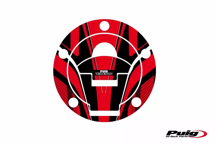 Puig Fuel Cap Cover Radical Ducati C/Red - Modellspecefika dekaler - D183255 - 1