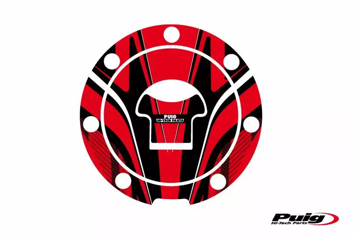 Puig Fuel Cap Cover Radical Honda C/Red - Modellspecefika dekaler - D183265 - 1