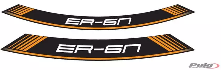 Puig Kit 8 Rim Strips Er6 C/Orange - Fälgdekaler - D186135 - 1