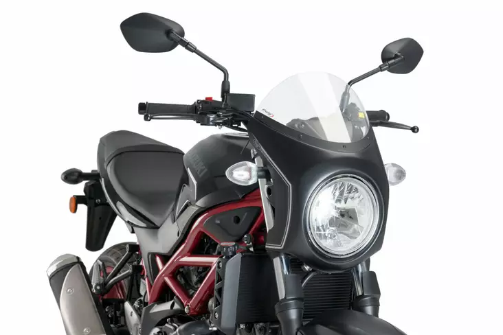 Puig Semifairing Matt Black Suzuki Sv650 - Kåpor & Vingar Street - D261515 - 1
