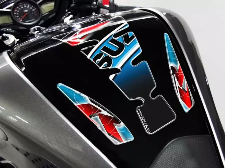 Puig Tank Pad Mod.Wings Suzuki C/Blue-Bl - Tankskydd - D182025 - 1