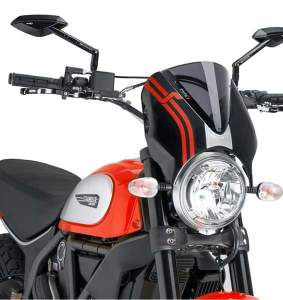 Puig Windshield Retrovision Scrambler 15 - Vindskydd - D184855 - 1