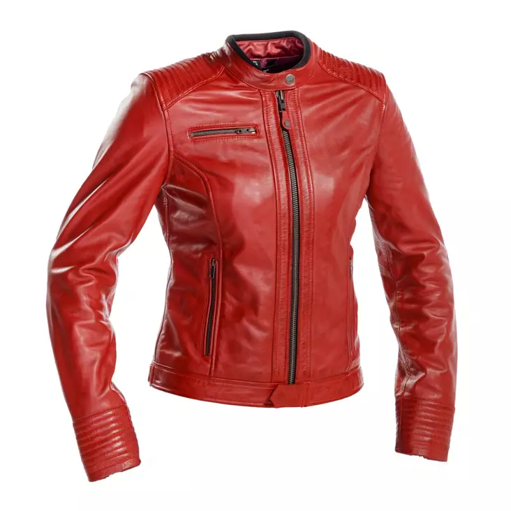 Richa Scarlett Skinn Jacka Dam Röd - MC Kläder - 77025 - 1