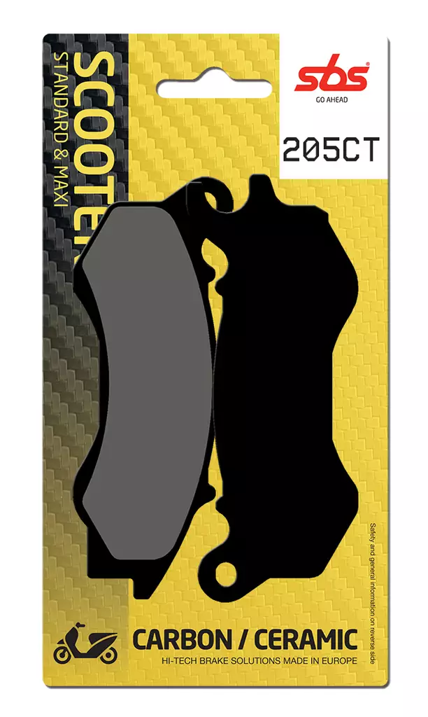 Sbs Bromsklossats Carbon Tech - Bromsbelägg - D106695 - 1