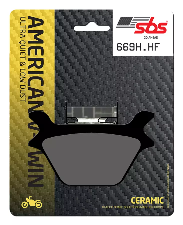 Sbs Bromsklossats Ceramic - Bromsbelägg - D106935 - 1
