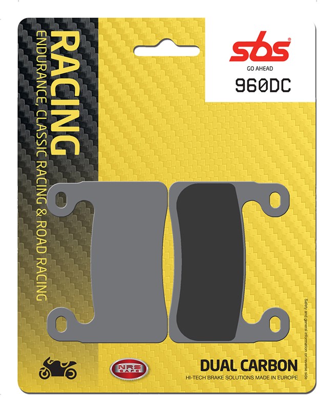 Sbs Bromsklossats Dual Carbon - Bromsbelägg - D168415 - 1