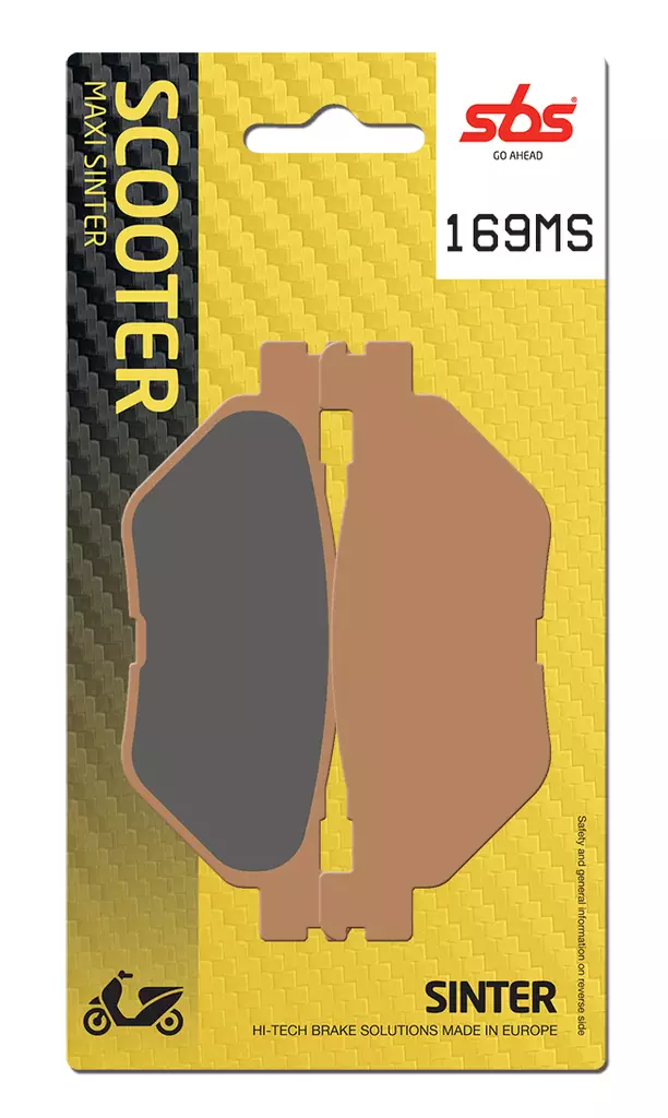 Sbs Bromsklossats Maxi Sinter - Bromsbelägg - D106625 - 1