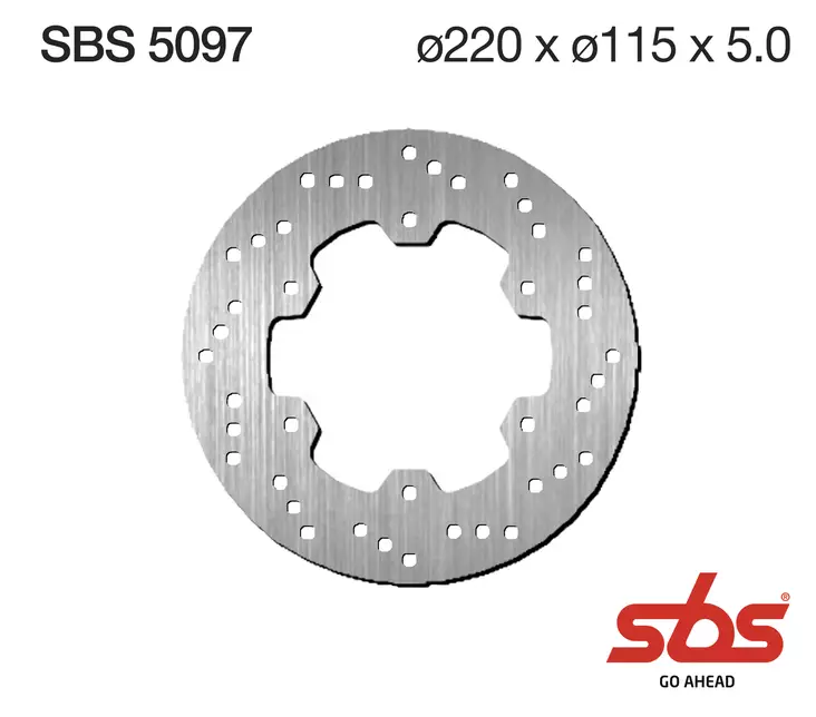 Sbs bromsskiva Standard - Bromsskivor - D131195 - 1