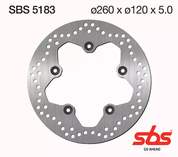 Sbs bromsskiva Standard - Bromsskivor - D131265 - 1
