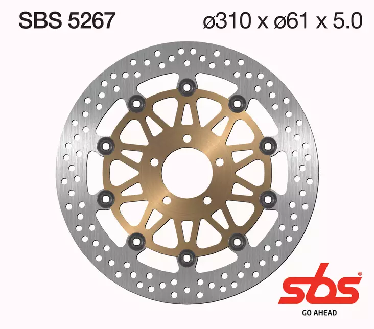 Sbs bromsskiva Standard - Bromsskivor - D131335 - 1