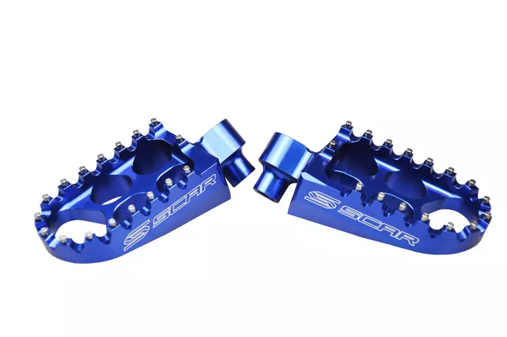 Scar Standard Footpegs - Yamaha Blue col - Fotpinnar - D156035 - 1