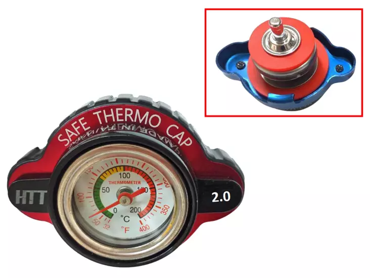 Sixty5 Radiator Cap with temp cauge 2.0b - MC Kylsystem - D418145 - 1