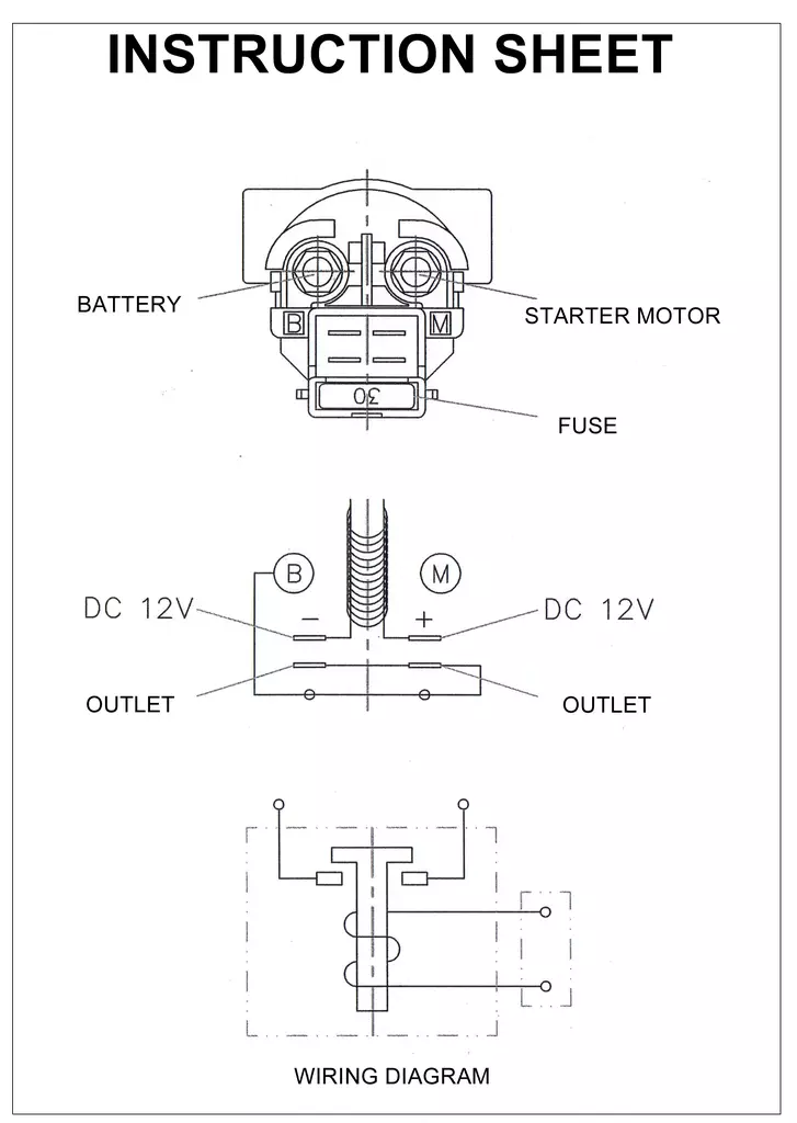 Sixty5 startrelä 12v30a - Eldelar  - D1915 - 0