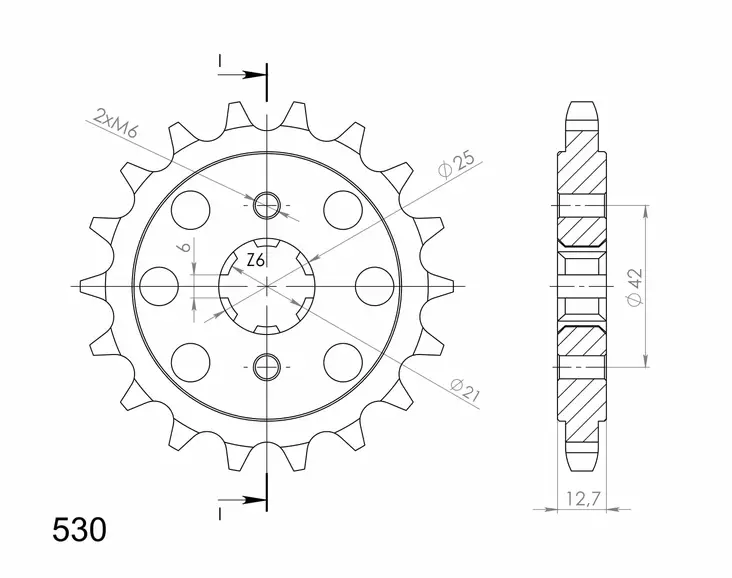 Supersprox Framdrev 288.17 - Framdrev - D6665 - 1